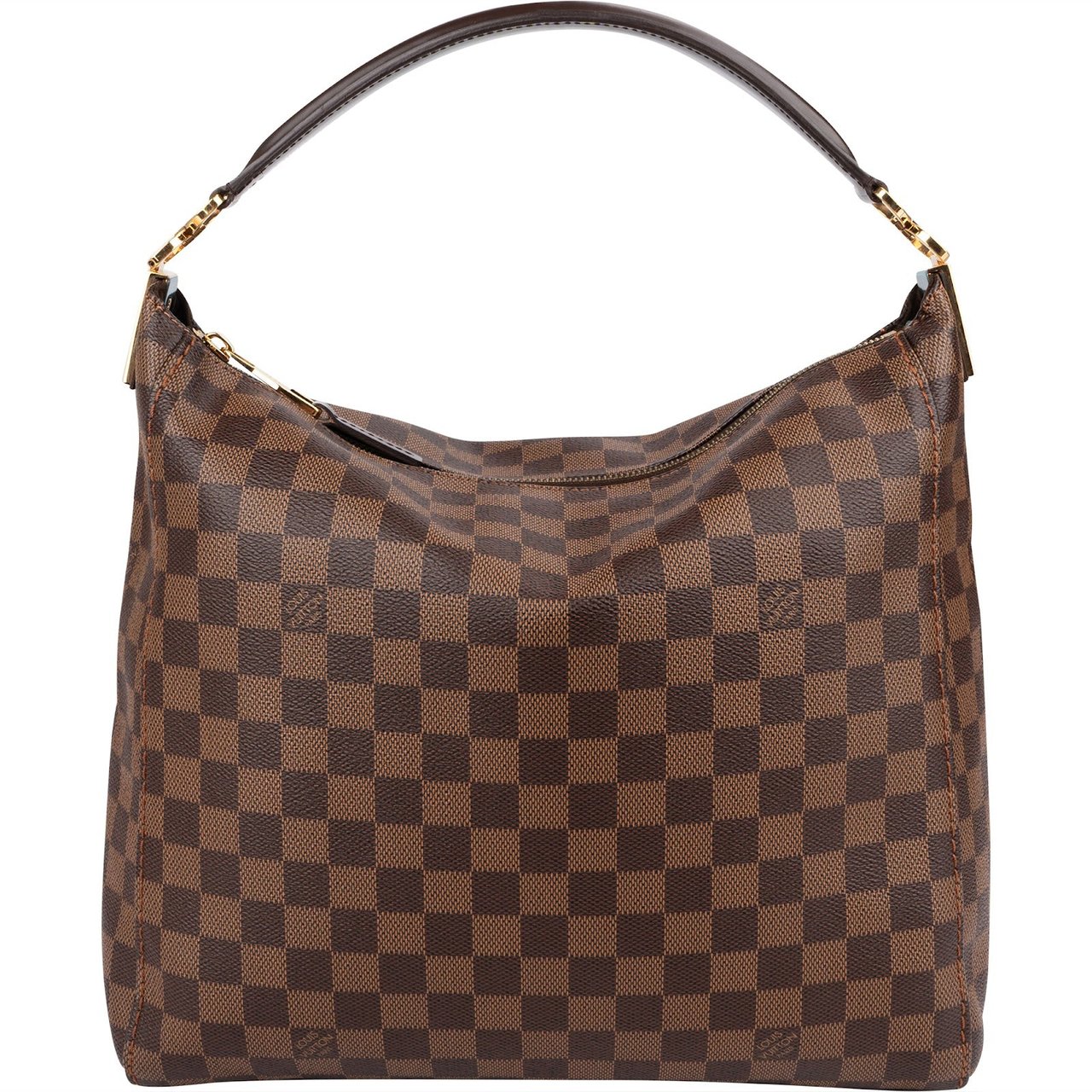 Louis Vuitton Monogram Damier Ebene Portobello PM Shoulder Bag Bruin