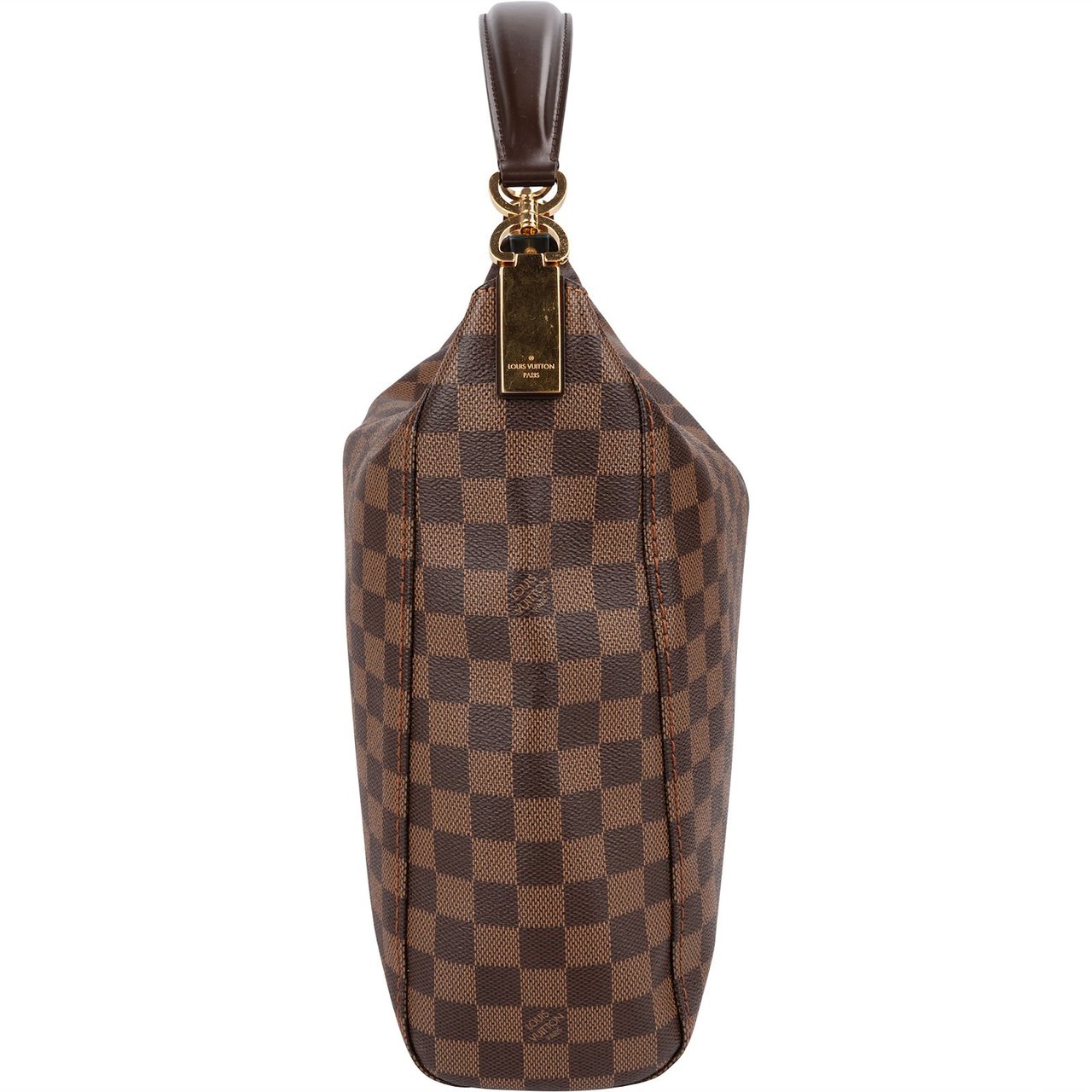 Louis Vuitton Monogram Damier Ebene Portobello PM Shoulder Bag Bruin