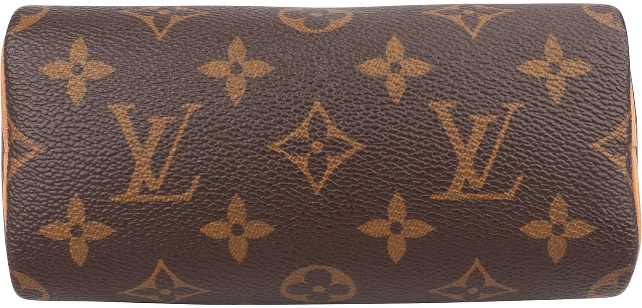 Louis Vuitton Monogram Canvas Nano Speedy Handbag Bruin