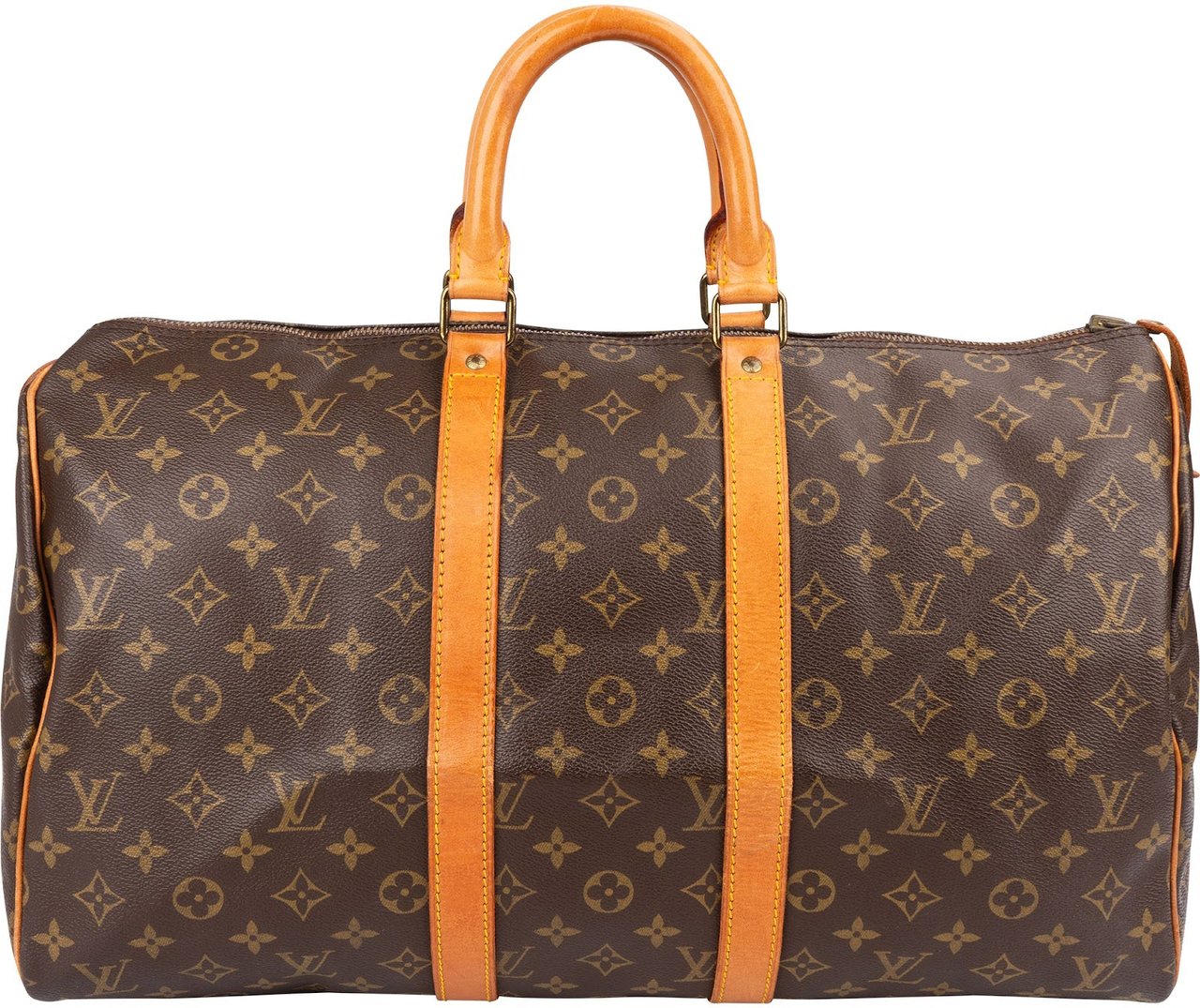 Louis Vuitton Monogram Canvas Keepall 45 Travel Bag Bruin