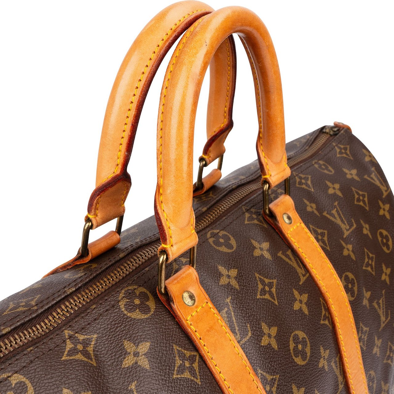 Louis Vuitton Monogram Canvas Keepall 45 Travel Bag Bruin