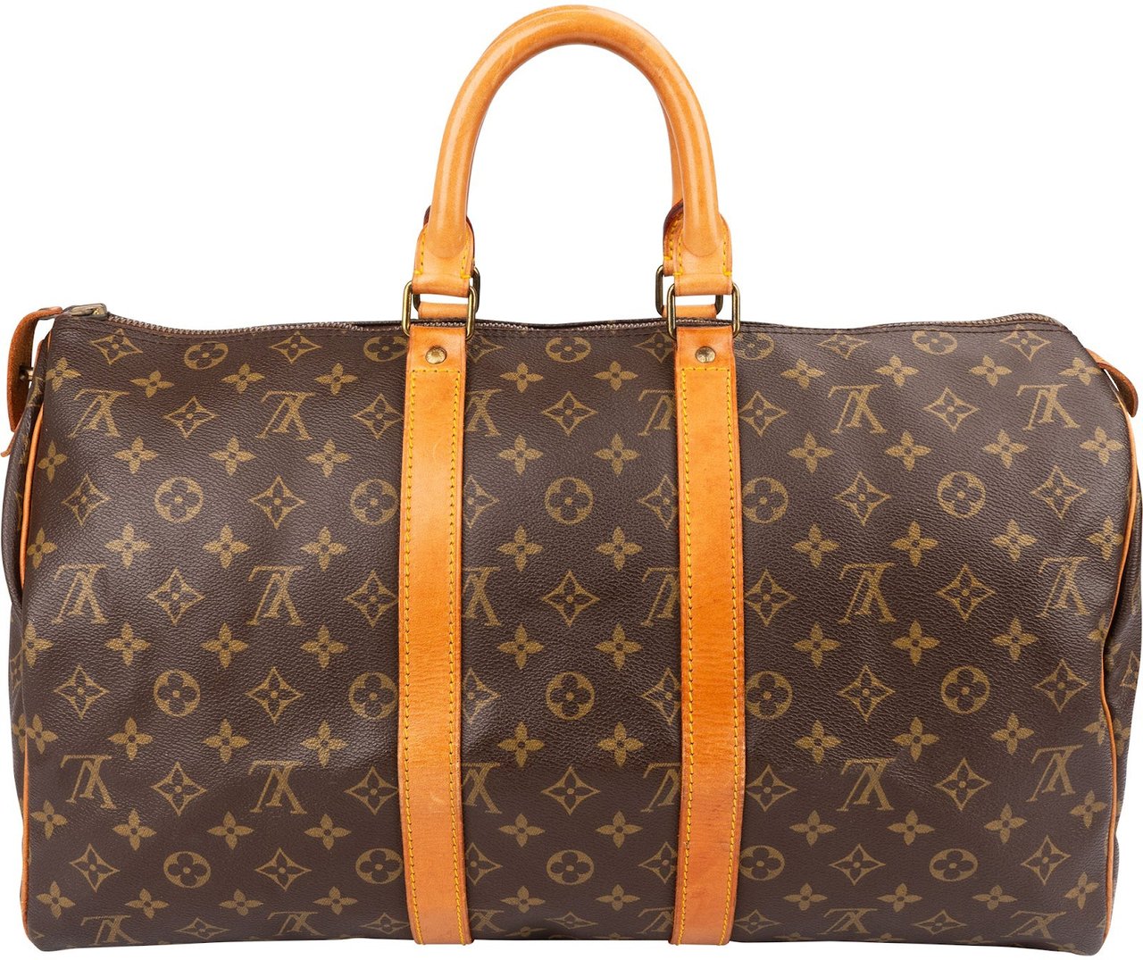 Louis Vuitton Monogram Canvas Keepall 45 Travel Bag Bruin