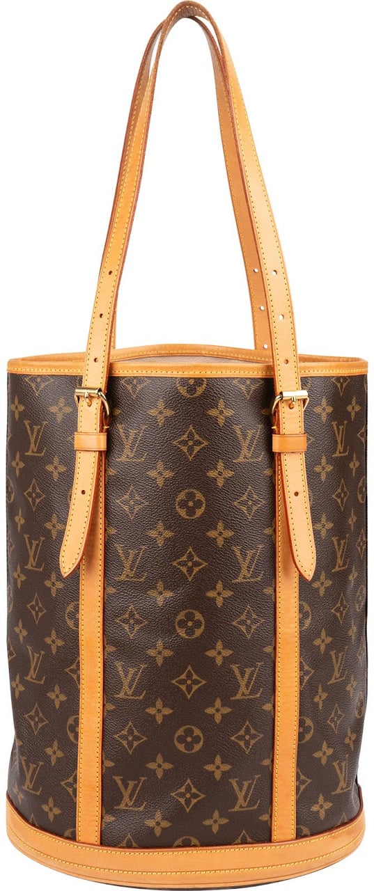 Louis Vuitton Monogram Canvas Bucket GM Shoulder Bag Bruin