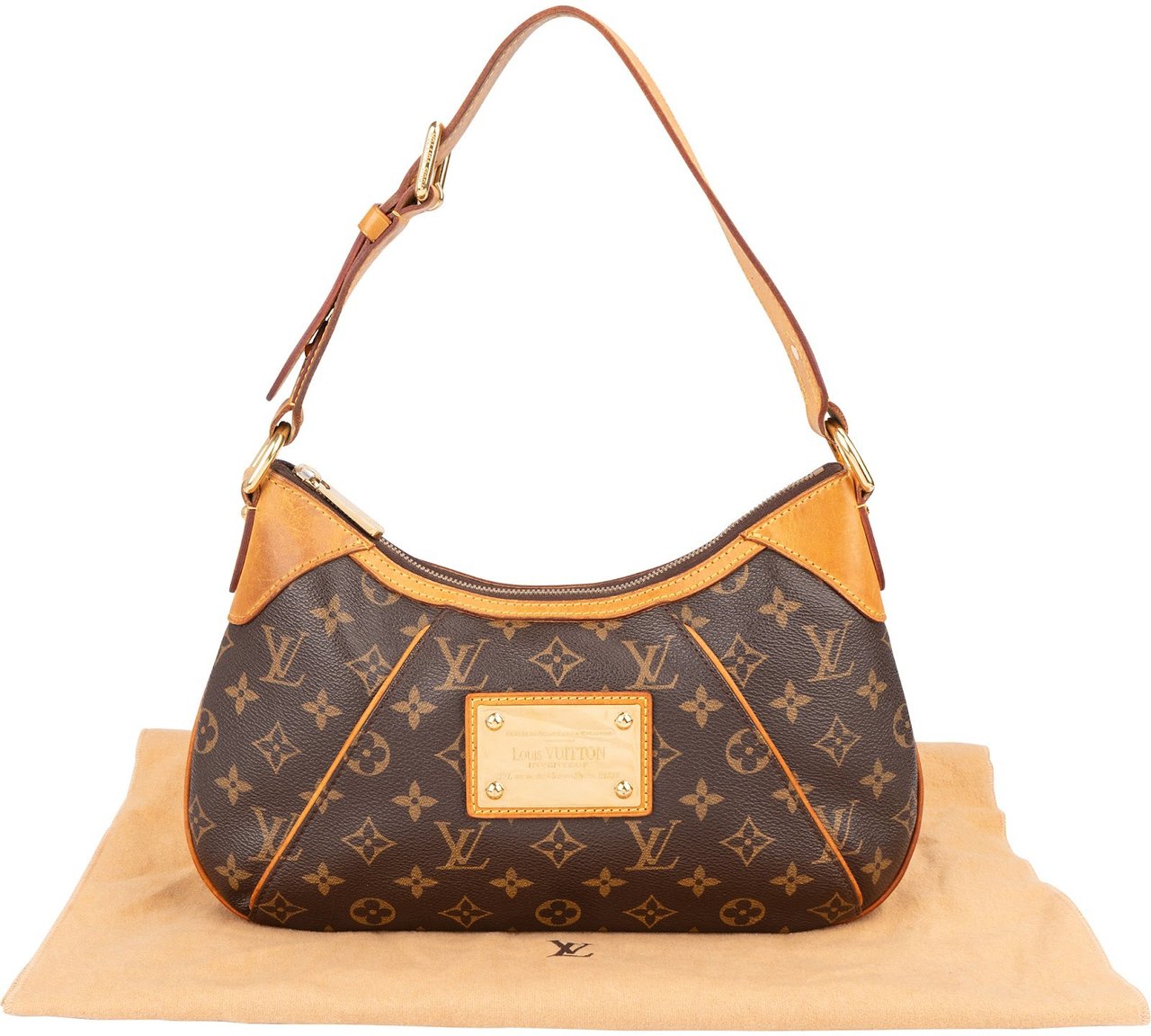 Louis Vuitton Monogram Canvas Thames PM Shoulder Bag Bruin