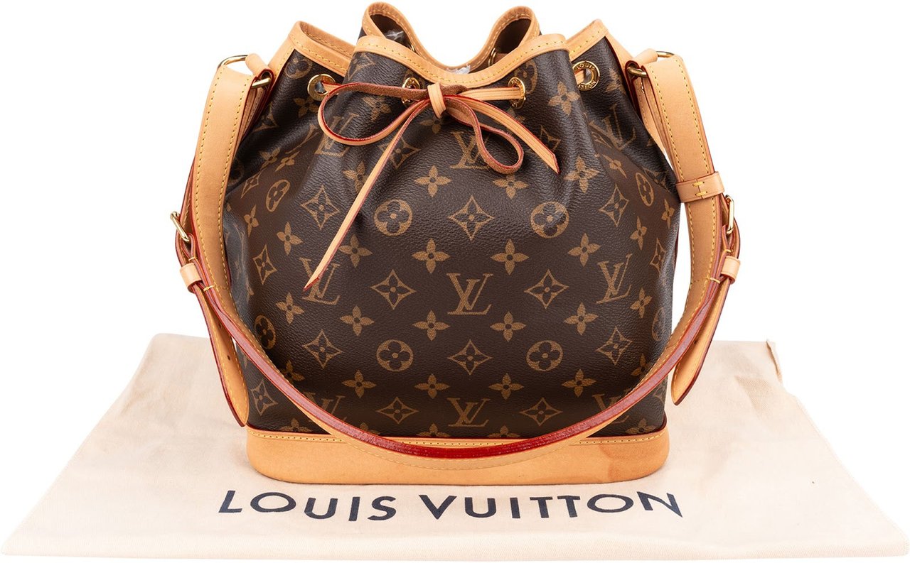 Louis Vuitton Monogram Canvas NM Sac Noé Petit Shoulder Bag Bruin