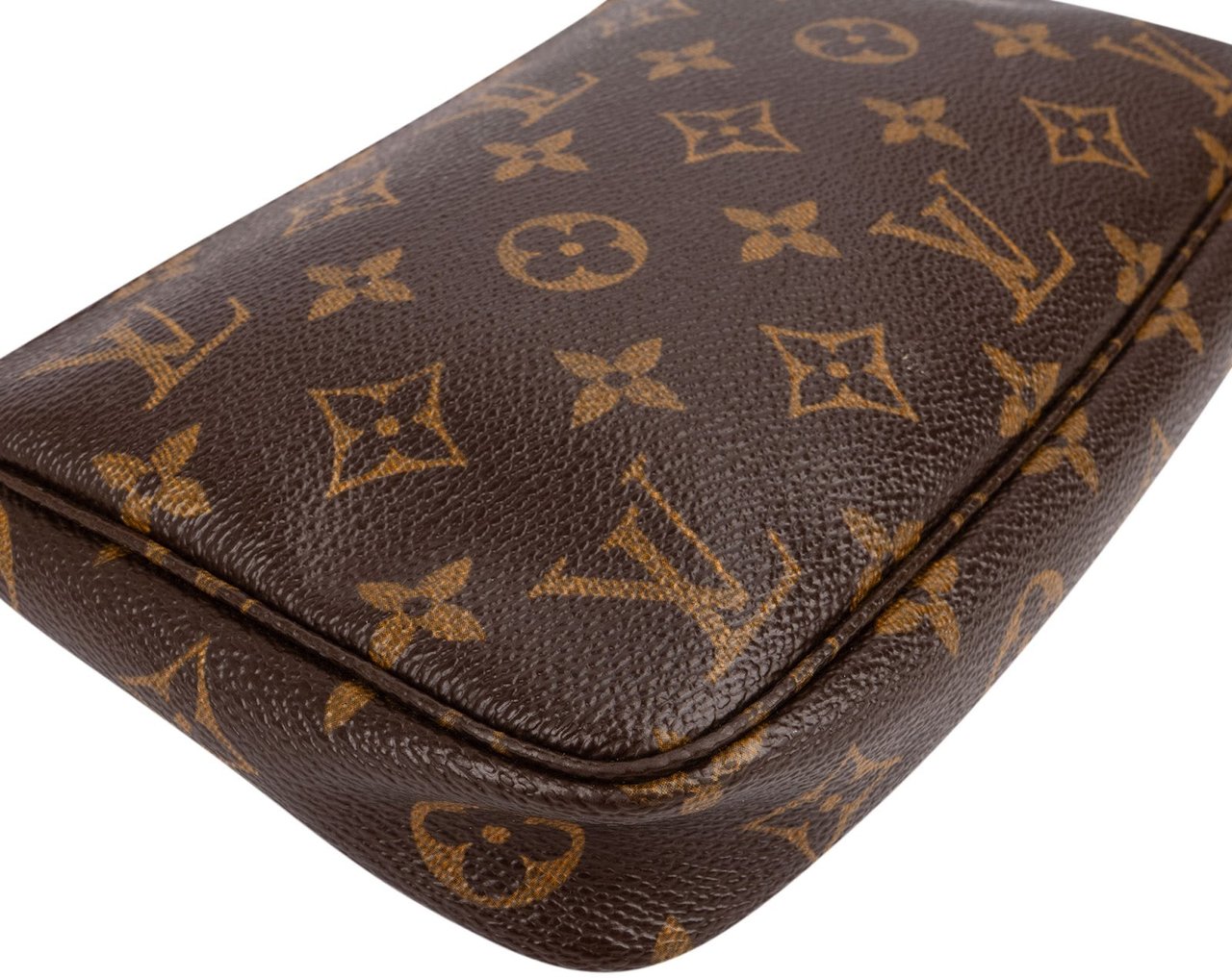 Louis Vuitton Monogram Canvas Pochette Accessoires Handbag Bruin