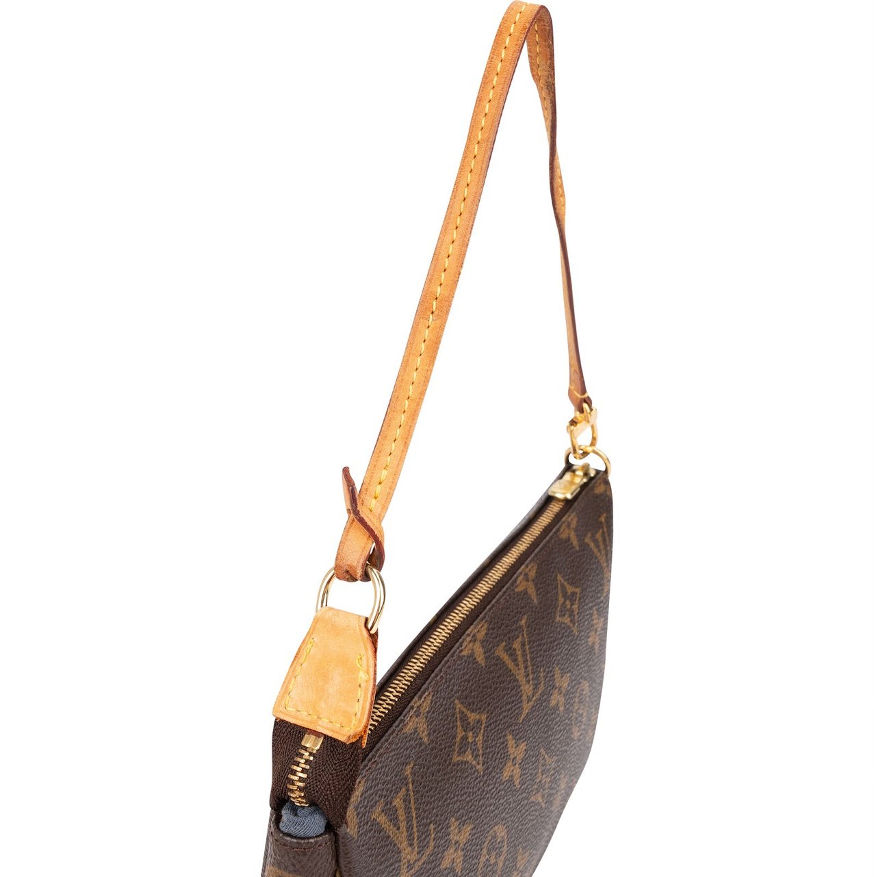 Louis Vuitton Monogram Canvas Pochette Accessoires Handbag Bruin