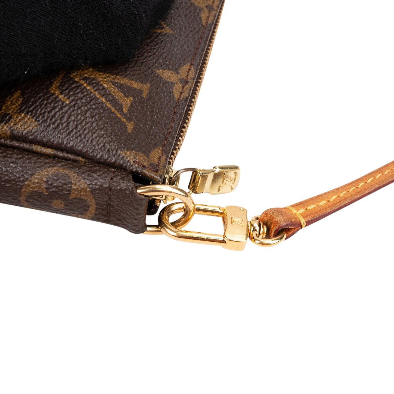 Louis Vuitton Monogram Canvas Pochette Accessoires Handbag Bruin