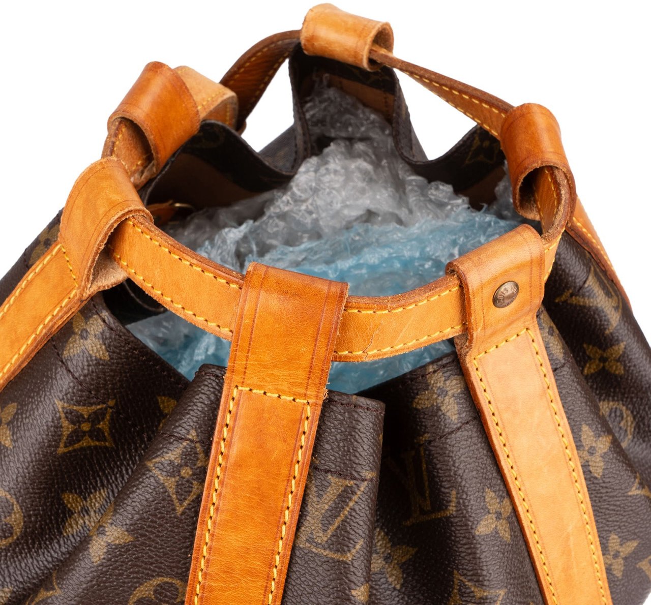 Louis Vuitton Monogram Canvas Randonnee GM Backpack Shoulder Bag Bruin