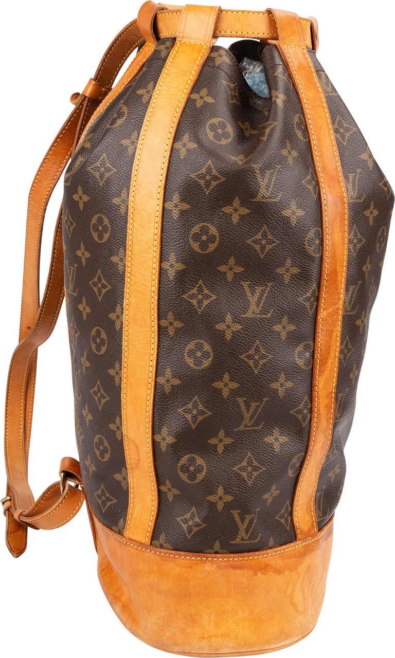 Louis Vuitton Monogram Canvas Randonnee GM Backpack Shoulder Bag Bruin
