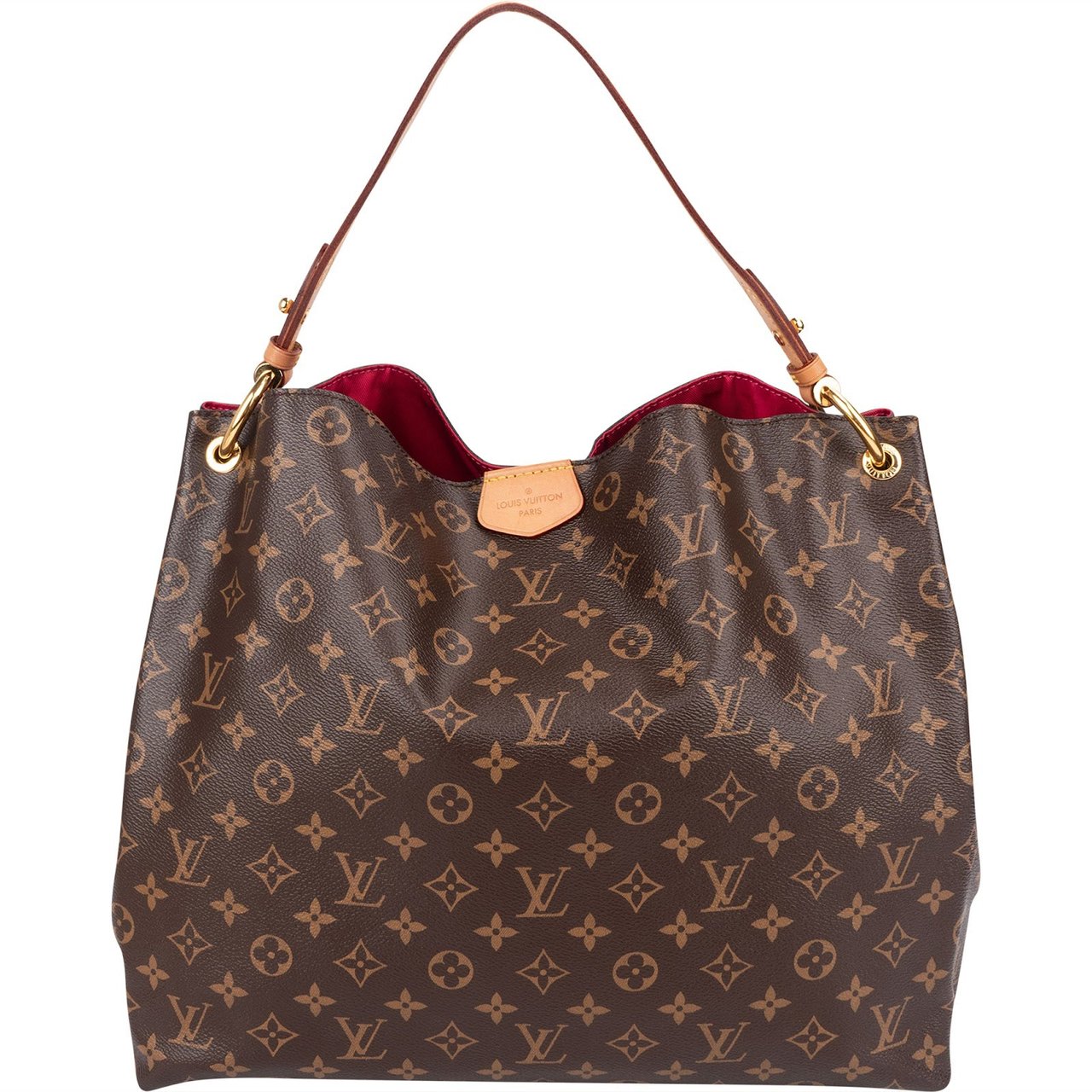 Louis Vuitton Monogram Canvas Graceful MM Shoulder Bag Bruin
