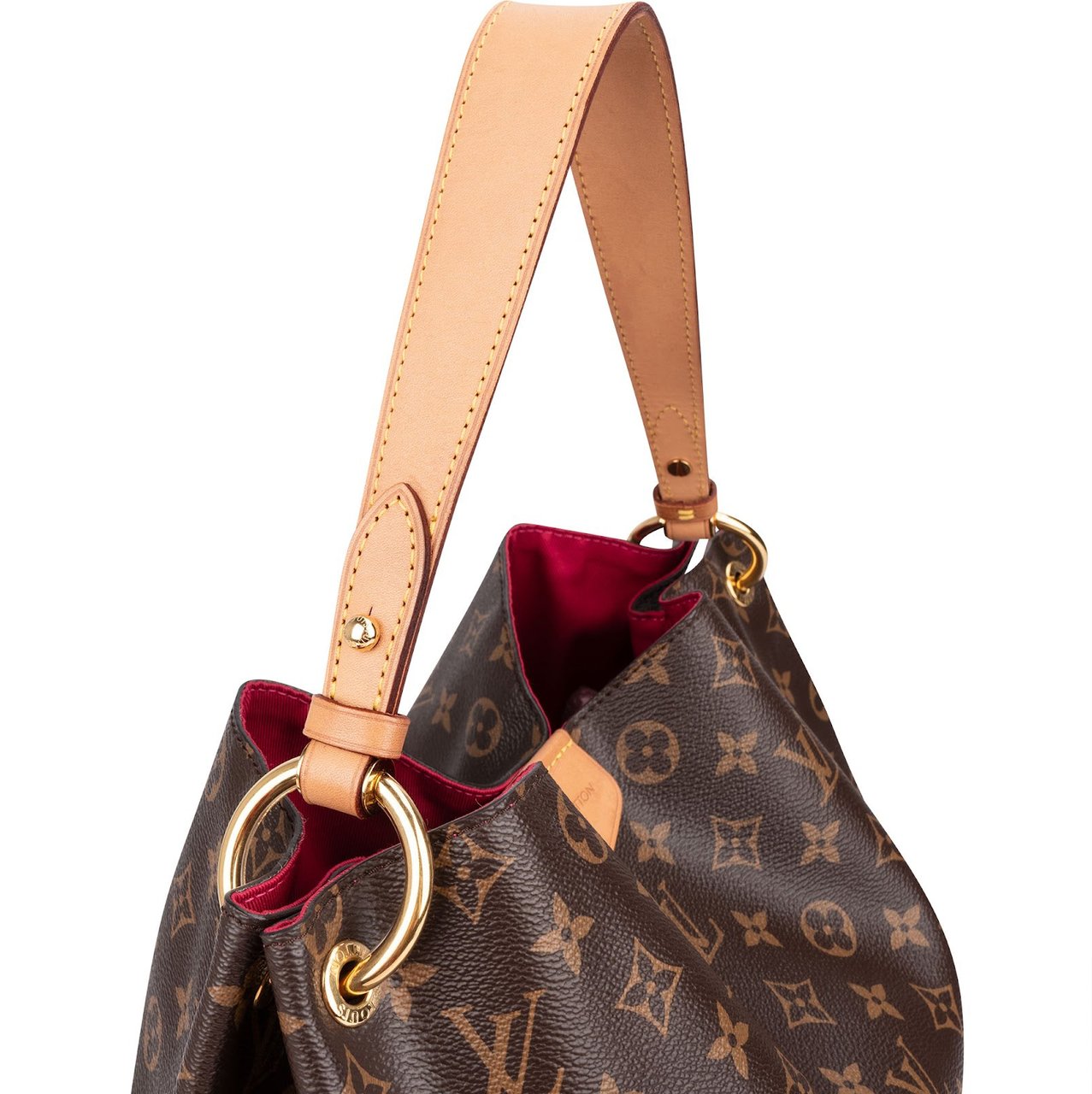 Louis Vuitton Monogram Canvas Graceful MM Shoulder Bag Bruin