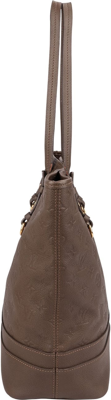 Louis Vuitton Leather Monogram Empreinte Citadine PM Shoulder Bag Bruin