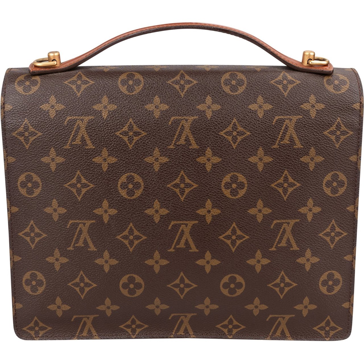 Louis Vuitton Monogram Canvas Monceau Handbag Bruin