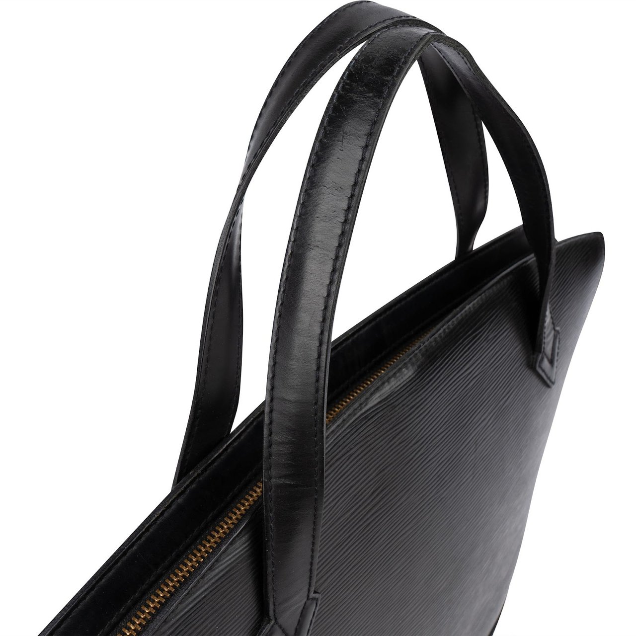 Louis Vuitton Noir Epi Leather Sac St. Jacques PM Shoulder Bag Zwart