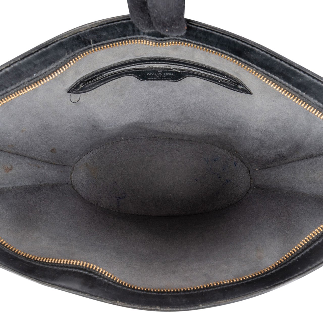Louis Vuitton Noir Epi Leather Sac St. Jacques PM Shoulder Bag Zwart