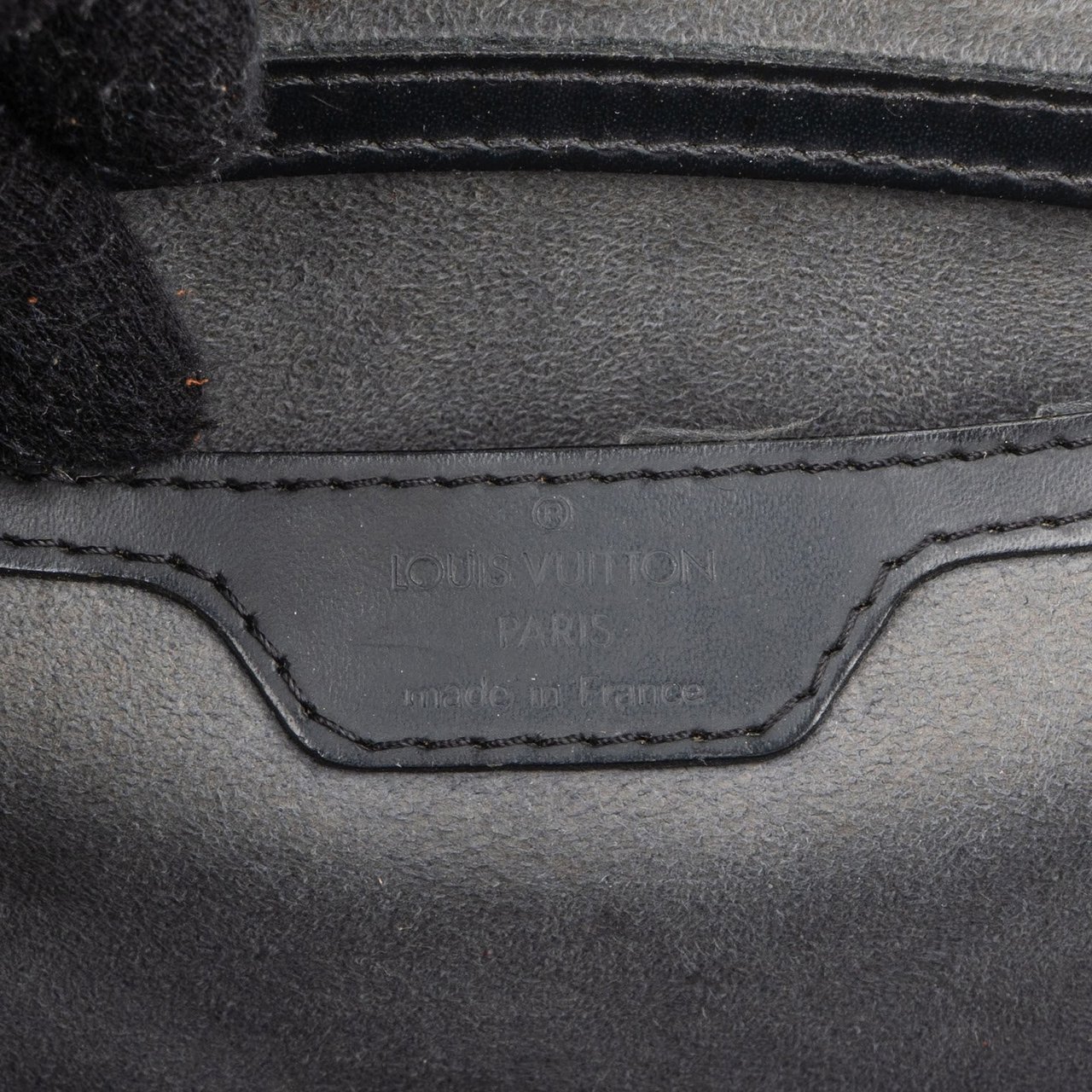 Louis Vuitton Noir Epi Leather Sac St. Jacques PM Shoulder Bag Zwart