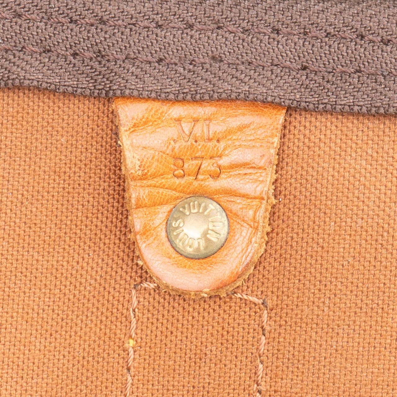 Louis Vuitton Monogram Canvas Keepall 60 Bandoulière Travel Bag Bruin