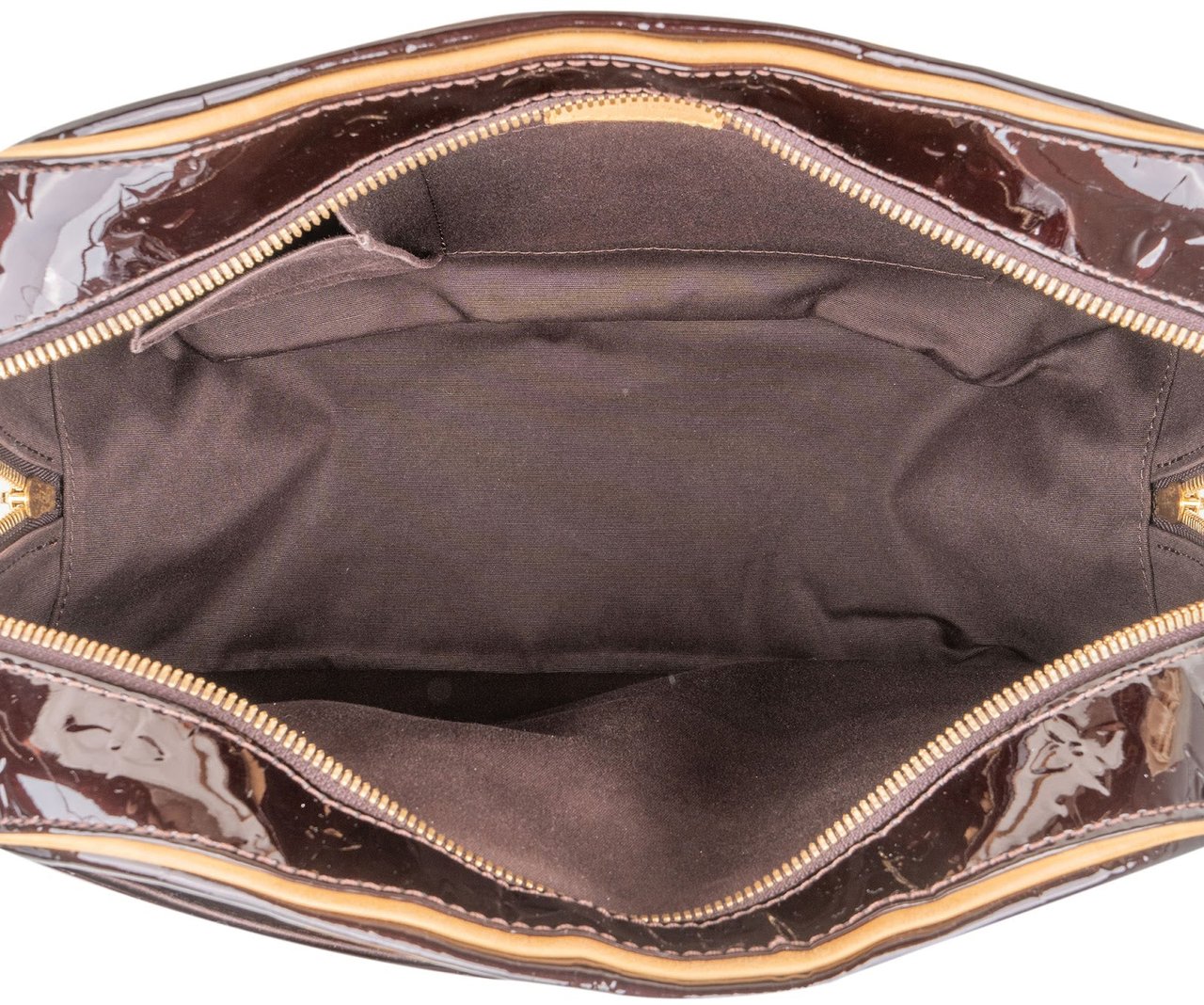 Louis Vuitton Monogram Vernis Leather Summit Drive Handbag Bruin