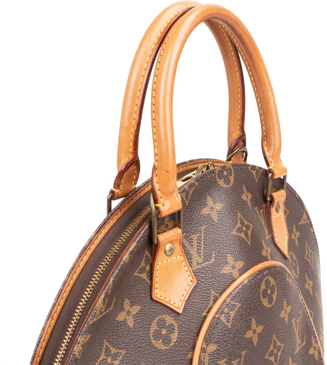 Louis Vuitton Monogram Canvas Ellipse PM Handbag Bruin