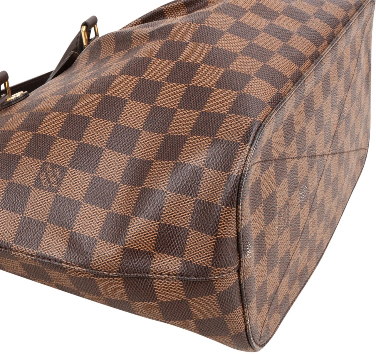 Louis Vuitton Monogram Damier Ebene Siena MM Handbag Bruin