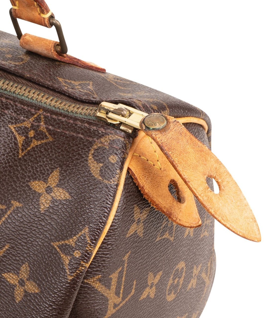 Louis Vuitton Monogram Canvas Speedy 25 Handbag Bruin
