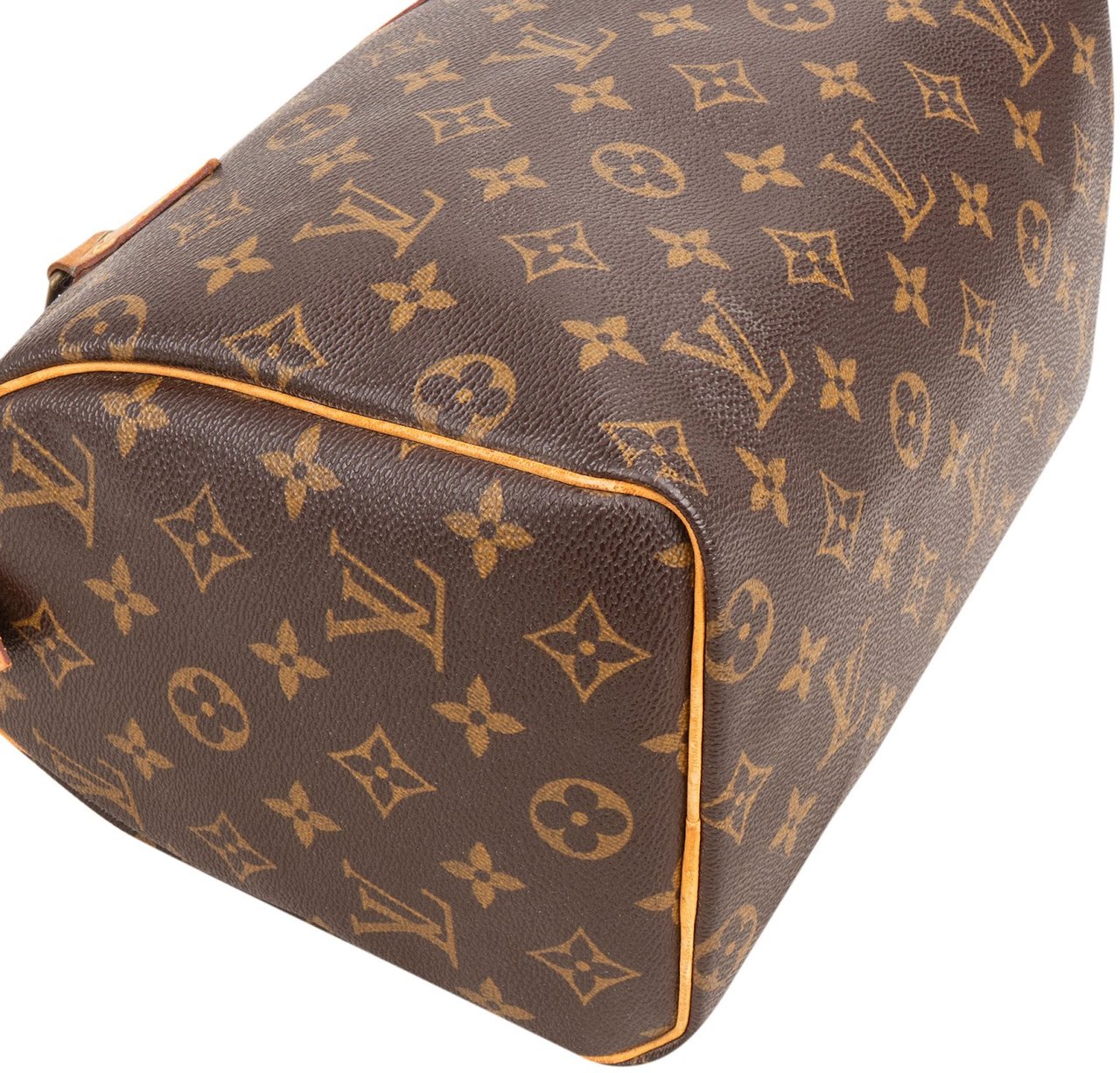 Louis Vuitton Monogram Canvas Speedy 25 Handbag Bruin
