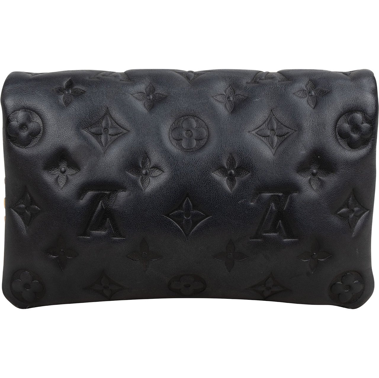 Louis Vuitton Bubblegram Monogram Lambskin Coussin Pochette Accessoires Crossbody Bag M80742 Zwart