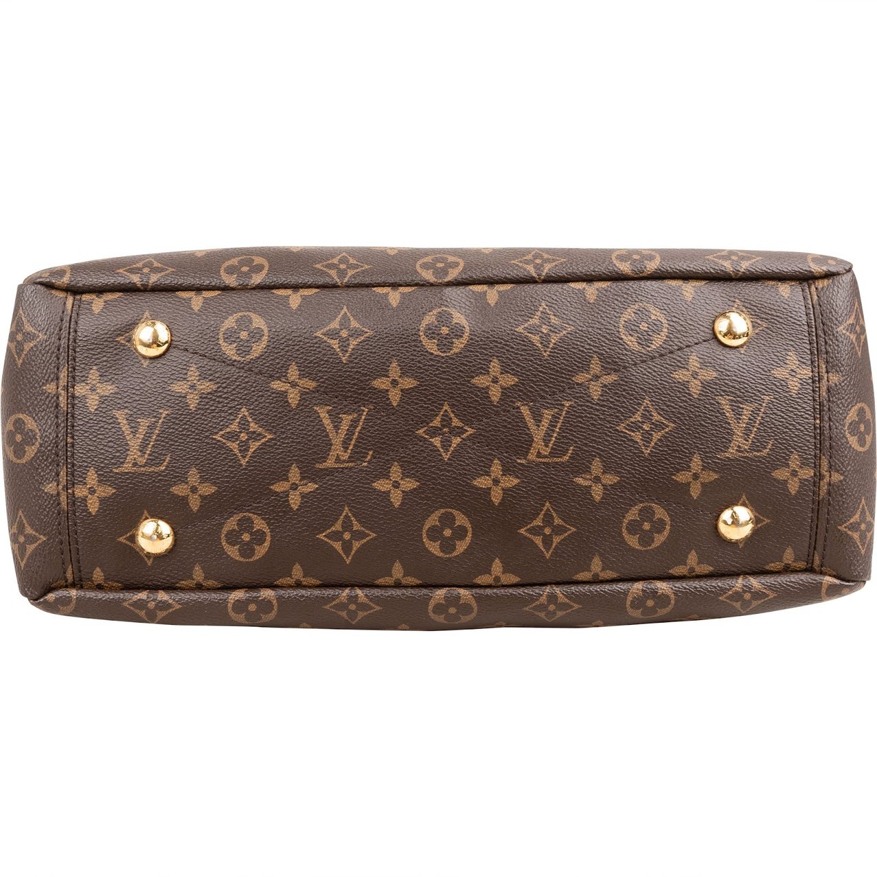 Louis Vuitton Monogram Canvas Pallas MM Handbag Bruin