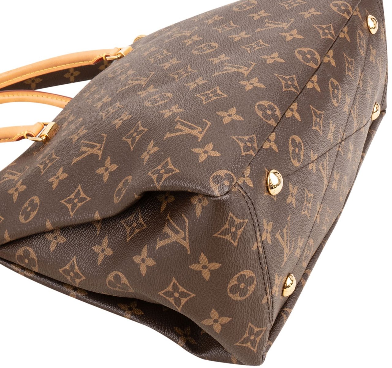 Louis Vuitton Monogram Canvas Pallas MM Handbag Bruin