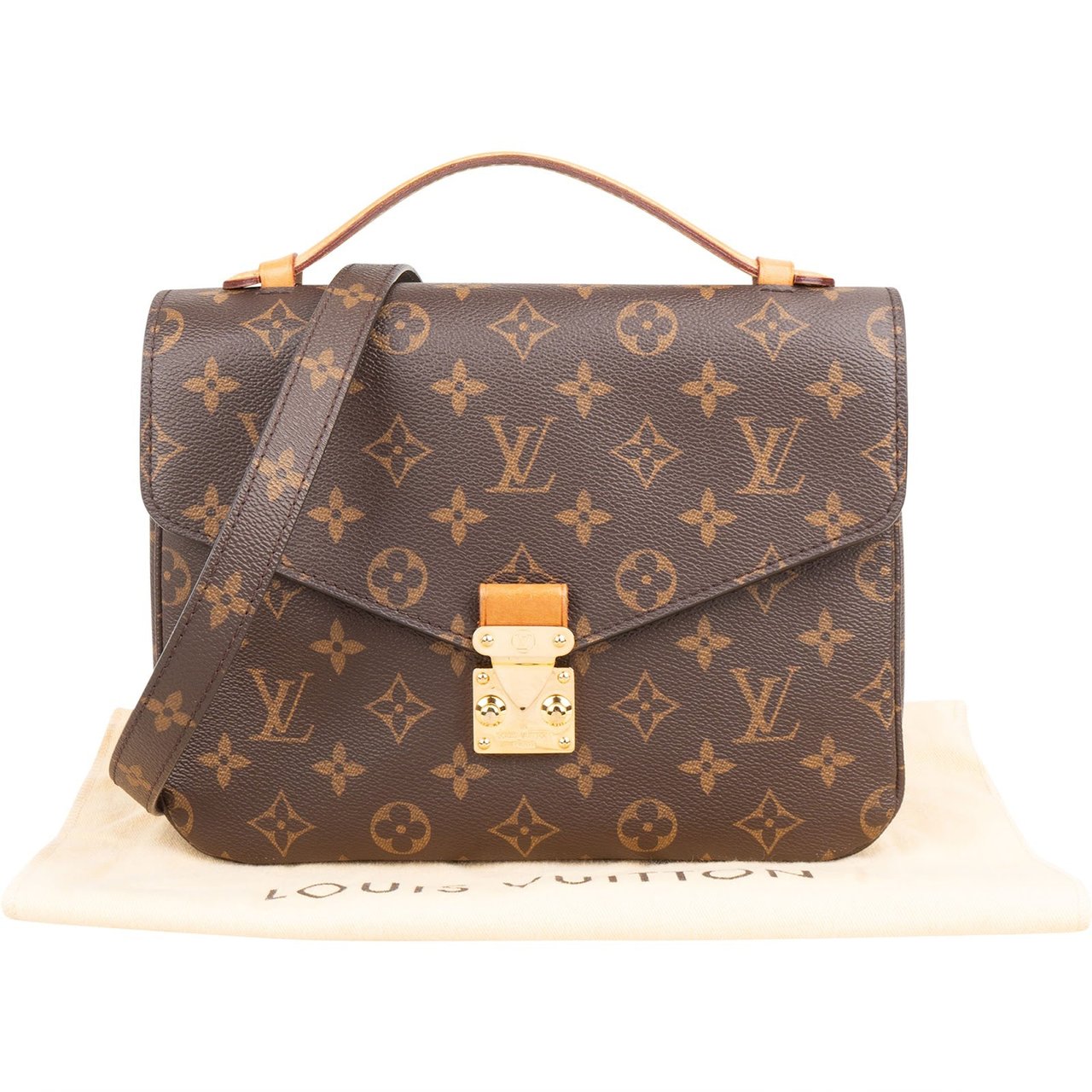 Louis Vuitton Monogram Canvas Métis Handbag Bruin