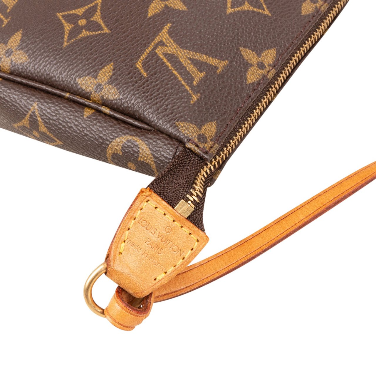 Louis Vuitton Monogram Canvas Pochette Accessoires Handbag Bruin
