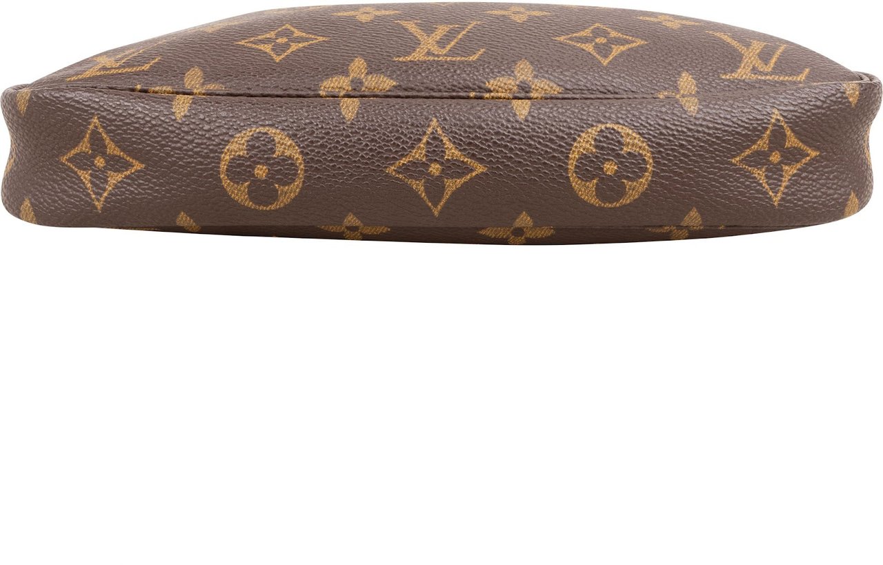 Louis Vuitton Monogram Canvas Pochette Accessoires Handbag Bruin