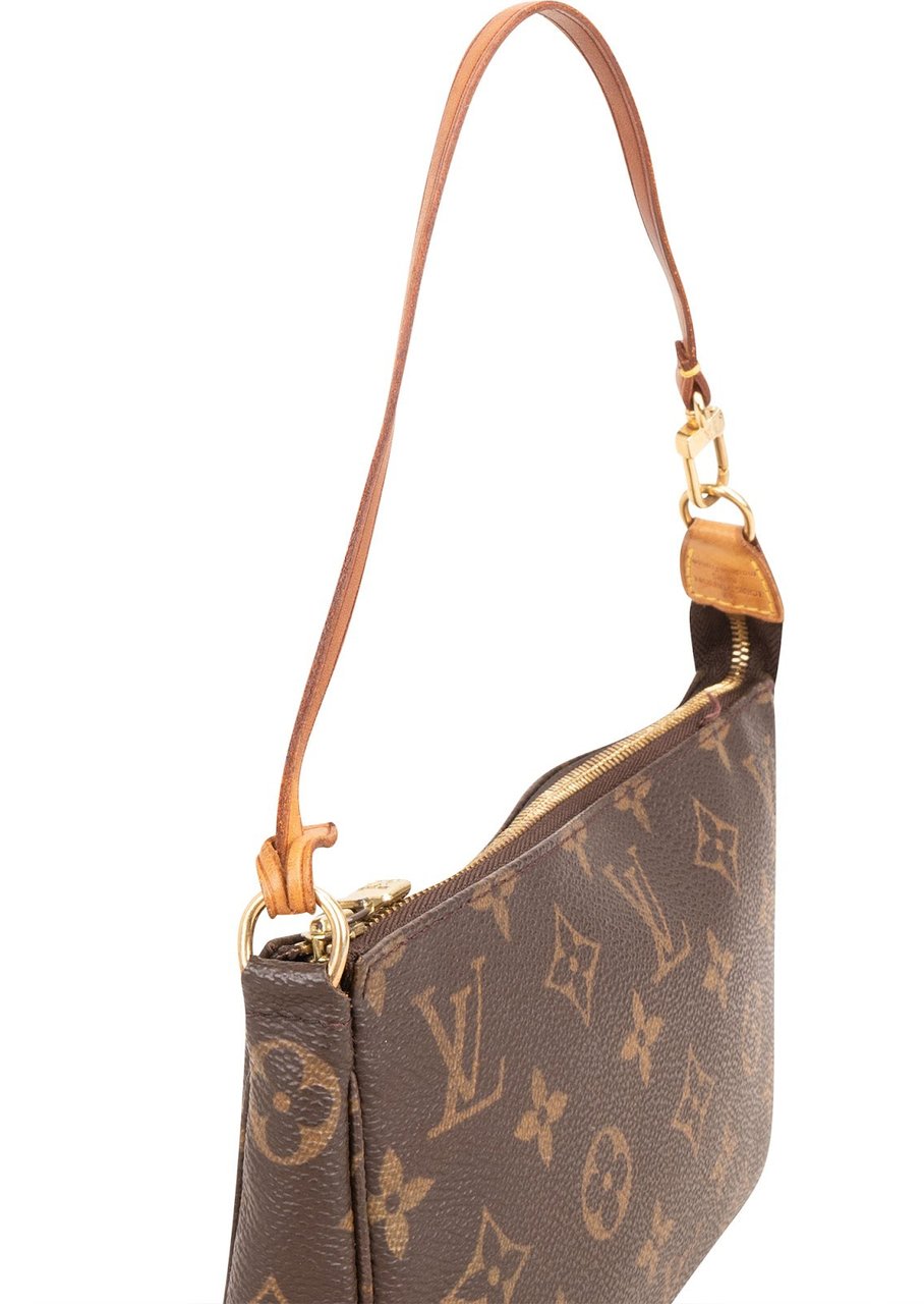 Louis Vuitton Monogram Canvas Pochette Accessoires Handbag Bruin