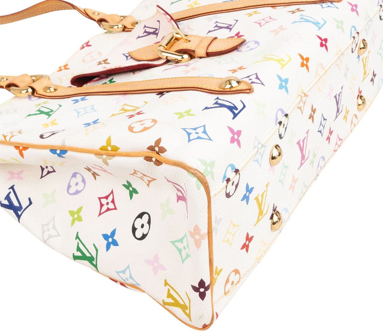 Louis Vuitton Monogram Murakami Multicolor Canvas Aurelia MM Shoulder Bag Divers