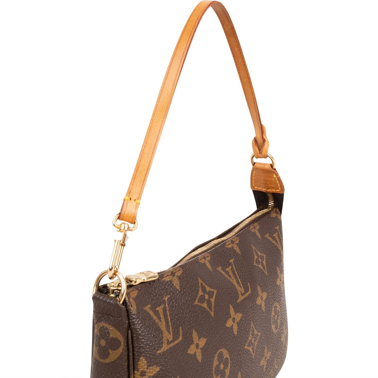 Louis Vuitton Monogram Canvas Pochette Accessoires Handbag Bruin