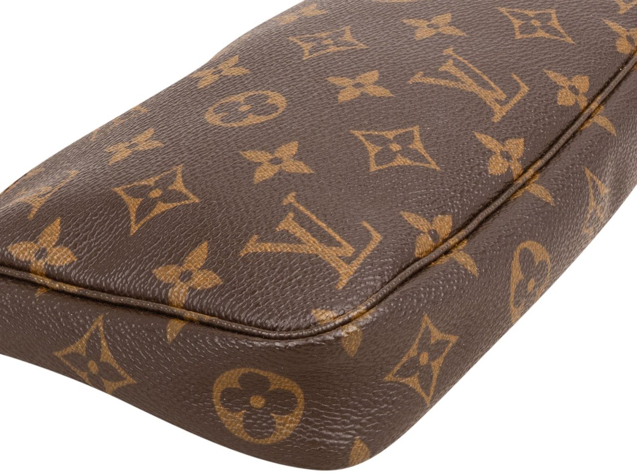 Louis Vuitton Monogram Canvas Pochette Accessoires Handbag Bruin