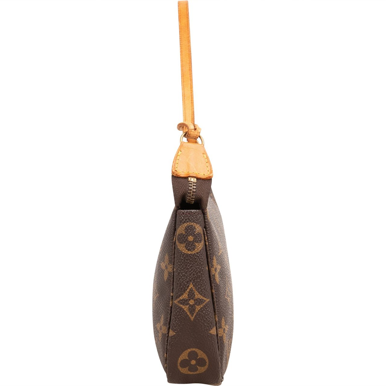 Louis Vuitton Monogram Canvas Pochette Accessoires Handbag Bruin