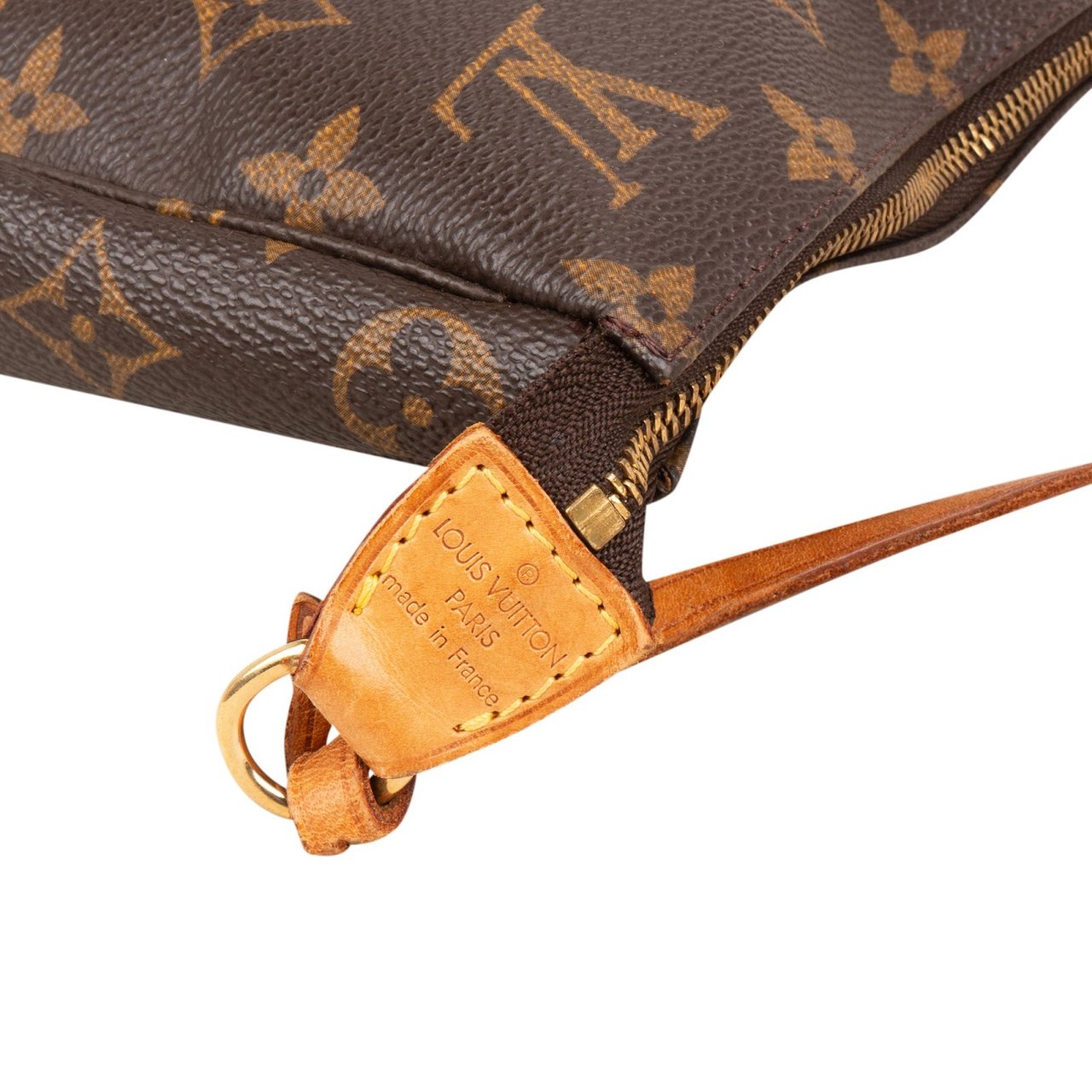 Louis Vuitton Monogram Canvas Pochette Accessoires Handbag Bruin