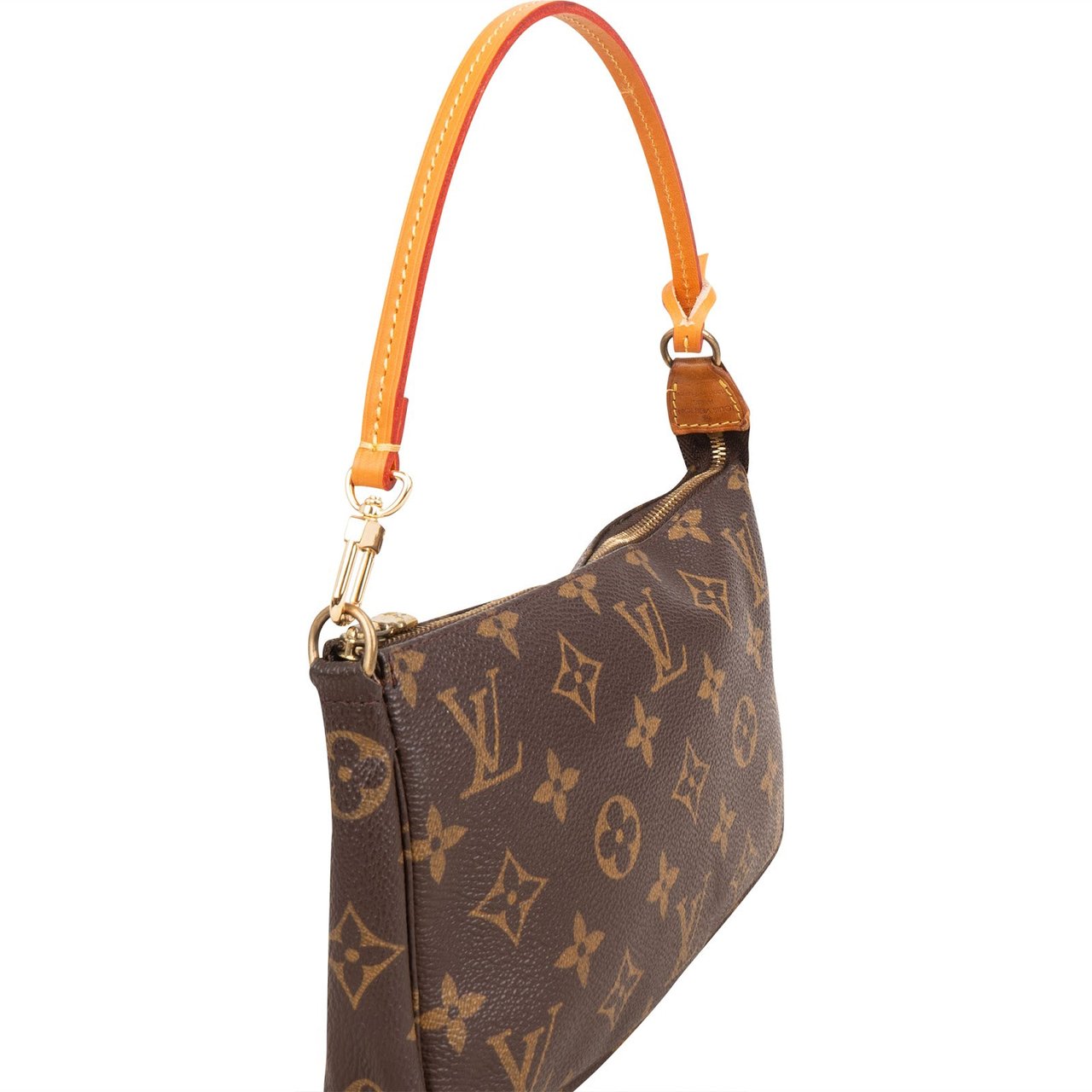 Louis Vuitton Monogram Canvas Pochette Accessoires Handbag Bruin
