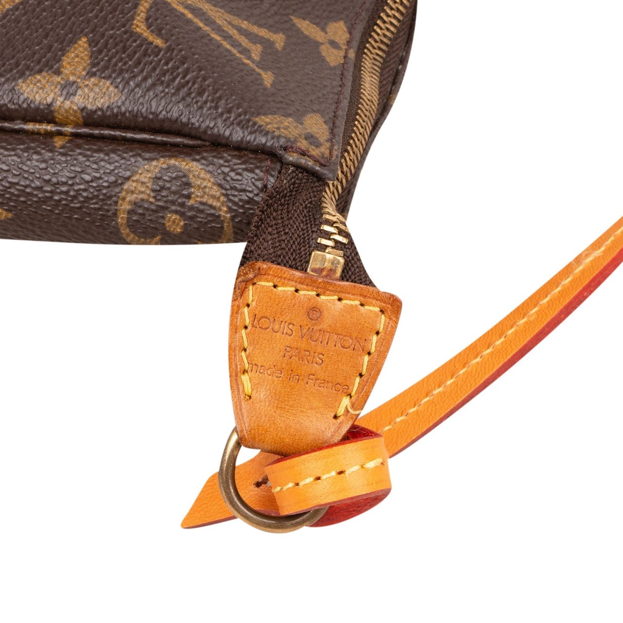 Louis Vuitton Monogram Canvas Pochette Accessoires Handbag Bruin