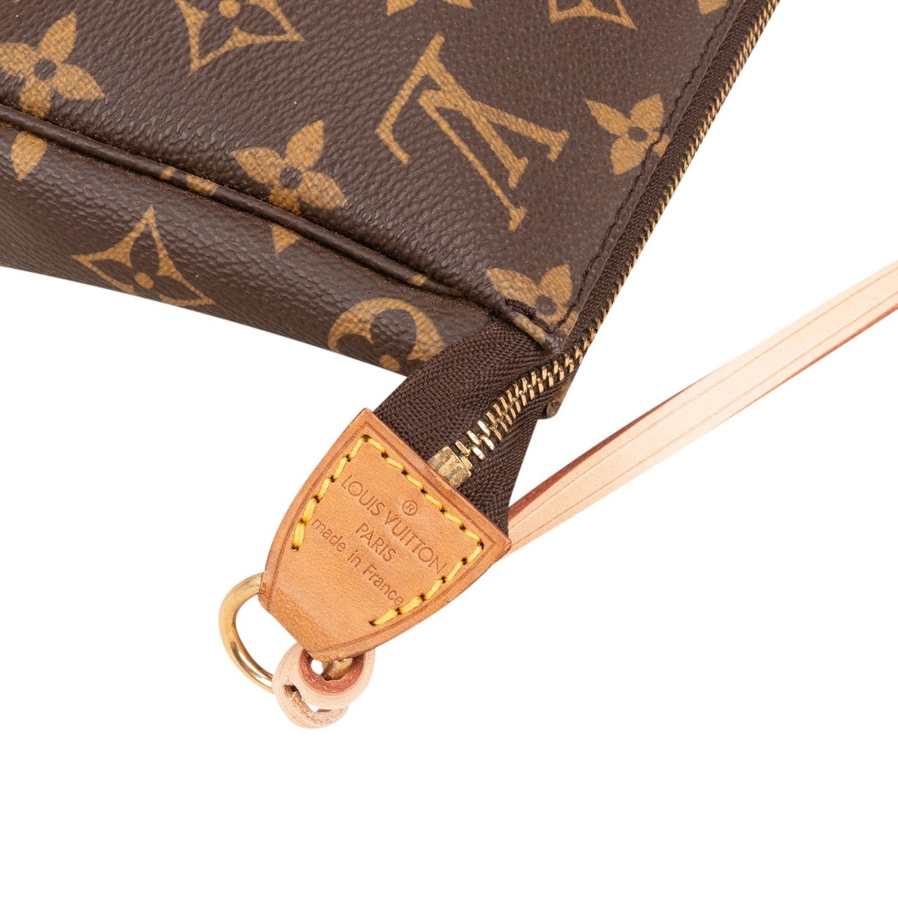 Louis Vuitton Monogram Canvas Pochette Accessoires Handbag Bruin