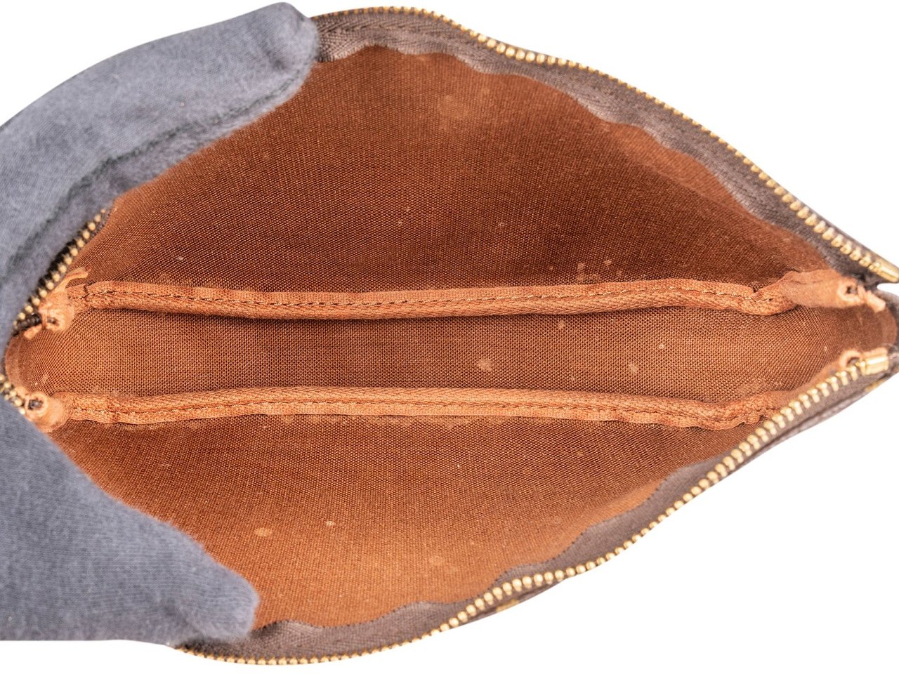 Louis Vuitton Monogram Canvas Pochette Accessoires Handbag Bruin