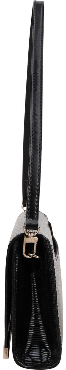 Louis Vuitton Noir Electric Epi Leather Sevigne Shoulder Bag Zwart