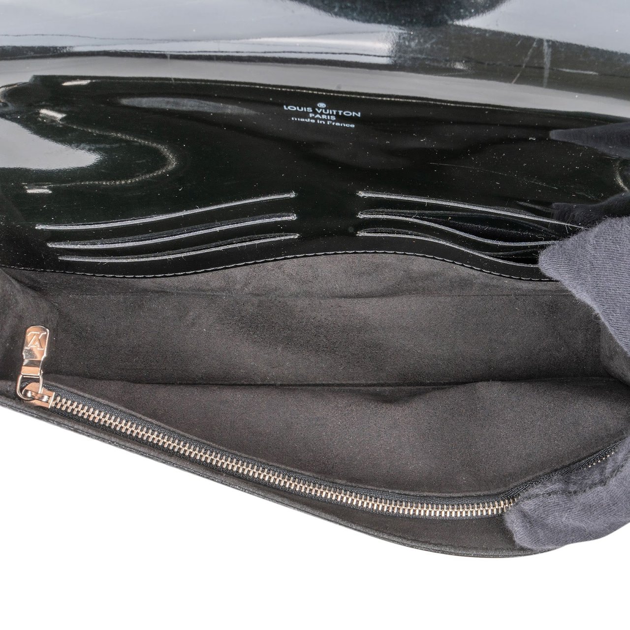 Louis Vuitton Noir Electric Epi Leather Sevigne Shoulder Bag Zwart
