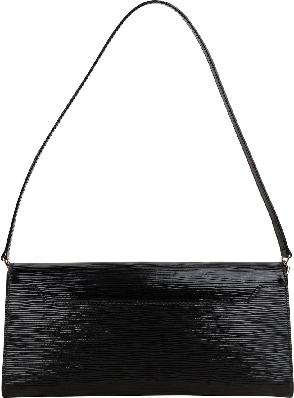 Louis Vuitton Noir Electric Epi Leather Sevigne Shoulder Bag Zwart