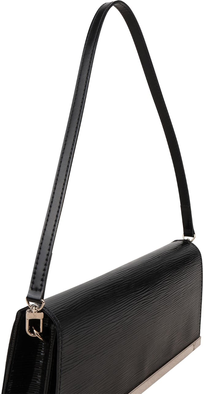 Louis Vuitton Noir Electric Epi Leather Sevigne Shoulder Bag Zwart