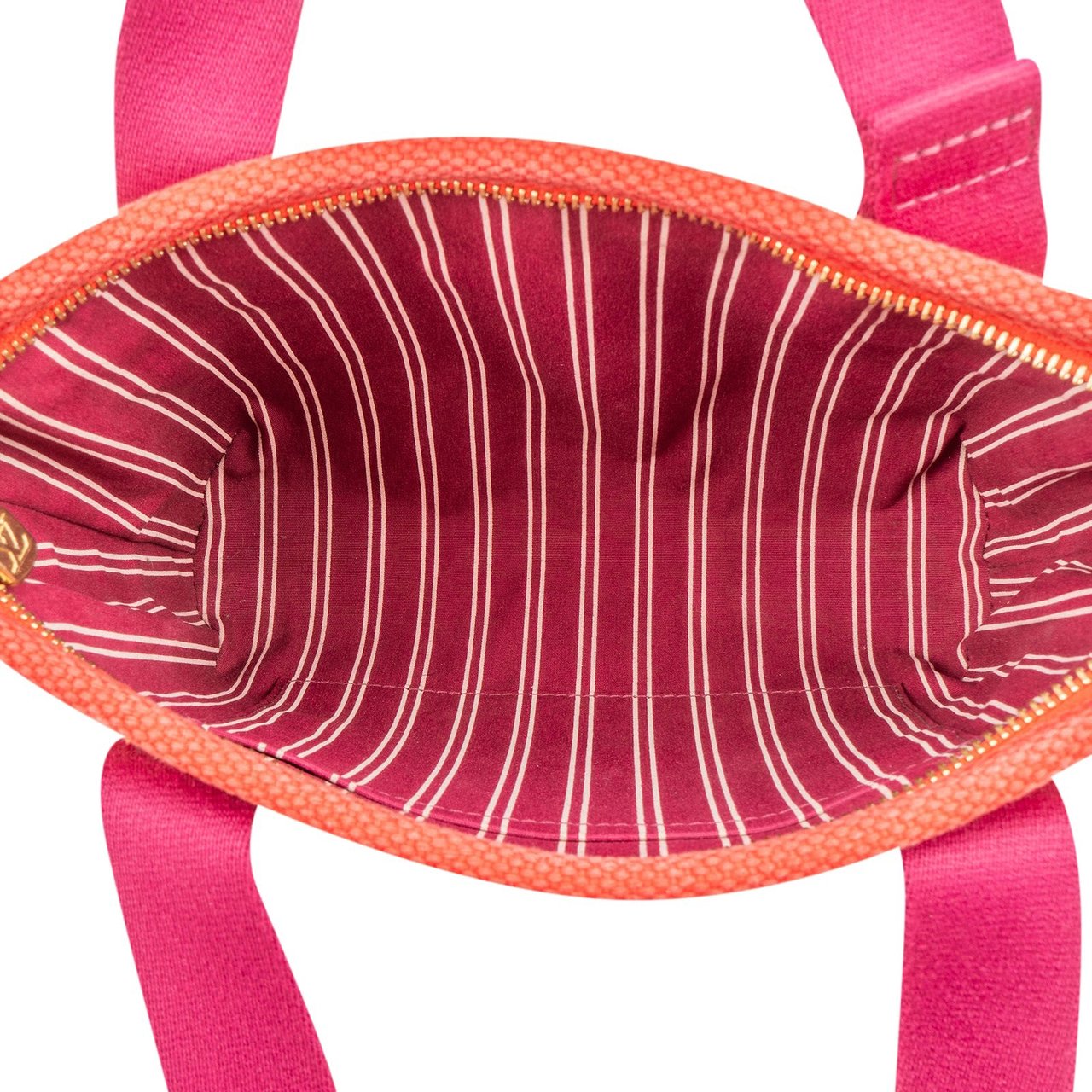 Louis Vuitton Rouge Cotton Antigua Cabas PM Handbag Rood