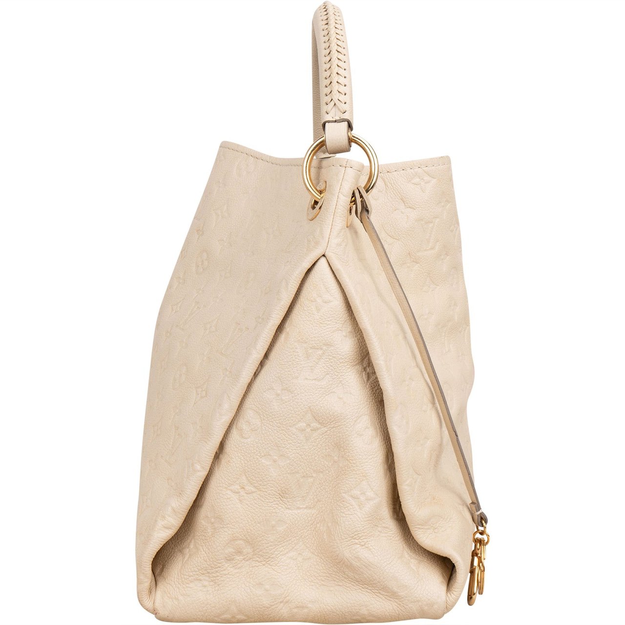 Louis Vuitton Leather Monogram Empreinte Artsy MM Shoulder Bag Wit
