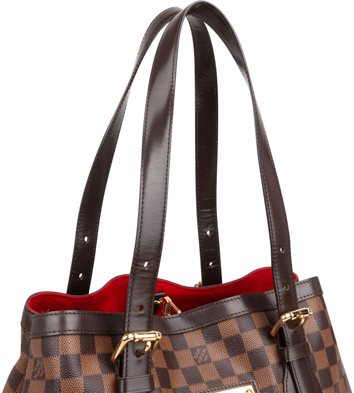 Louis Vuitton Monogram Damier Ebene Hampstead MM Shoulder Bag Bruin